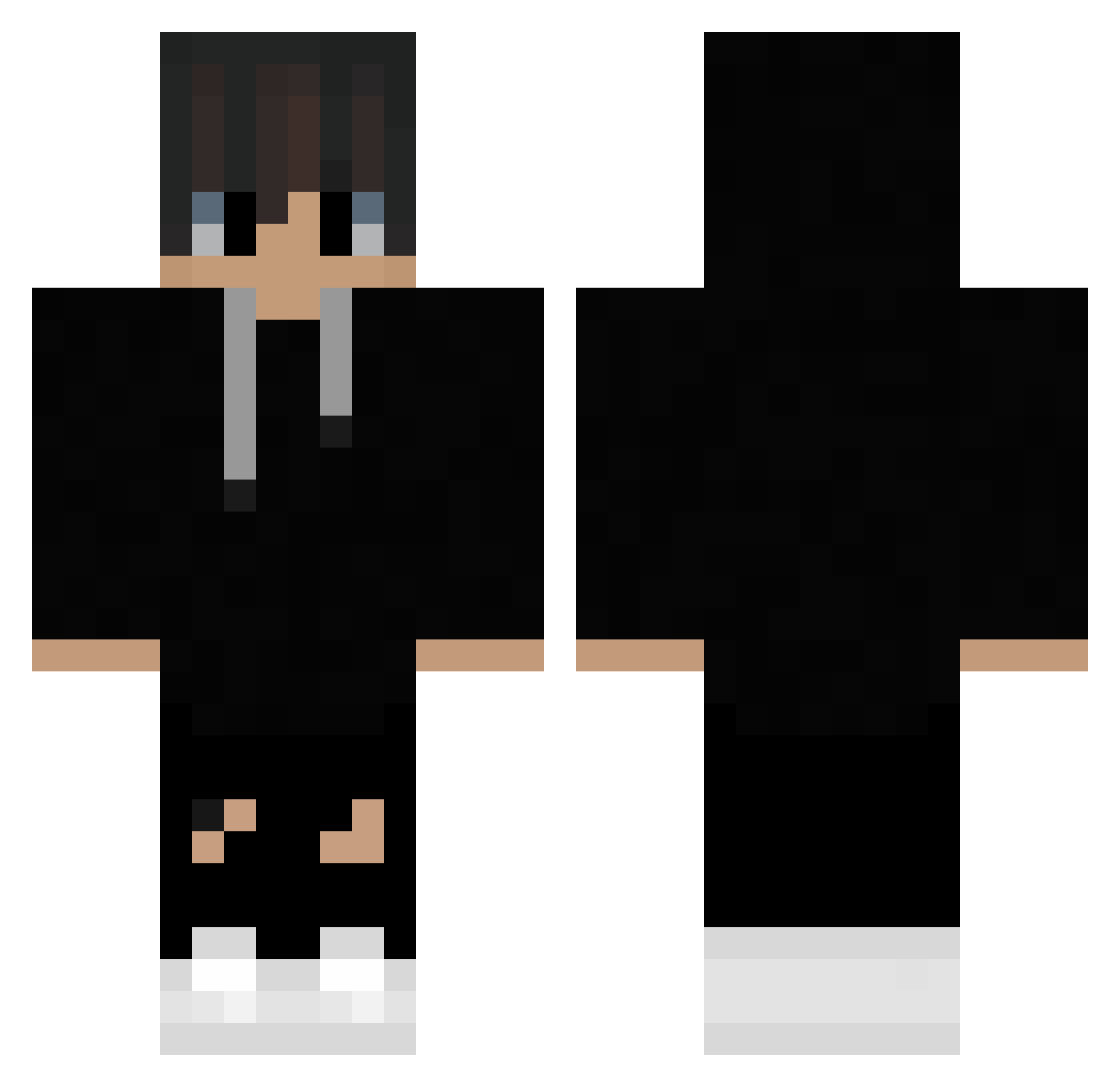 therussianjig Minecraft skin, front and back view