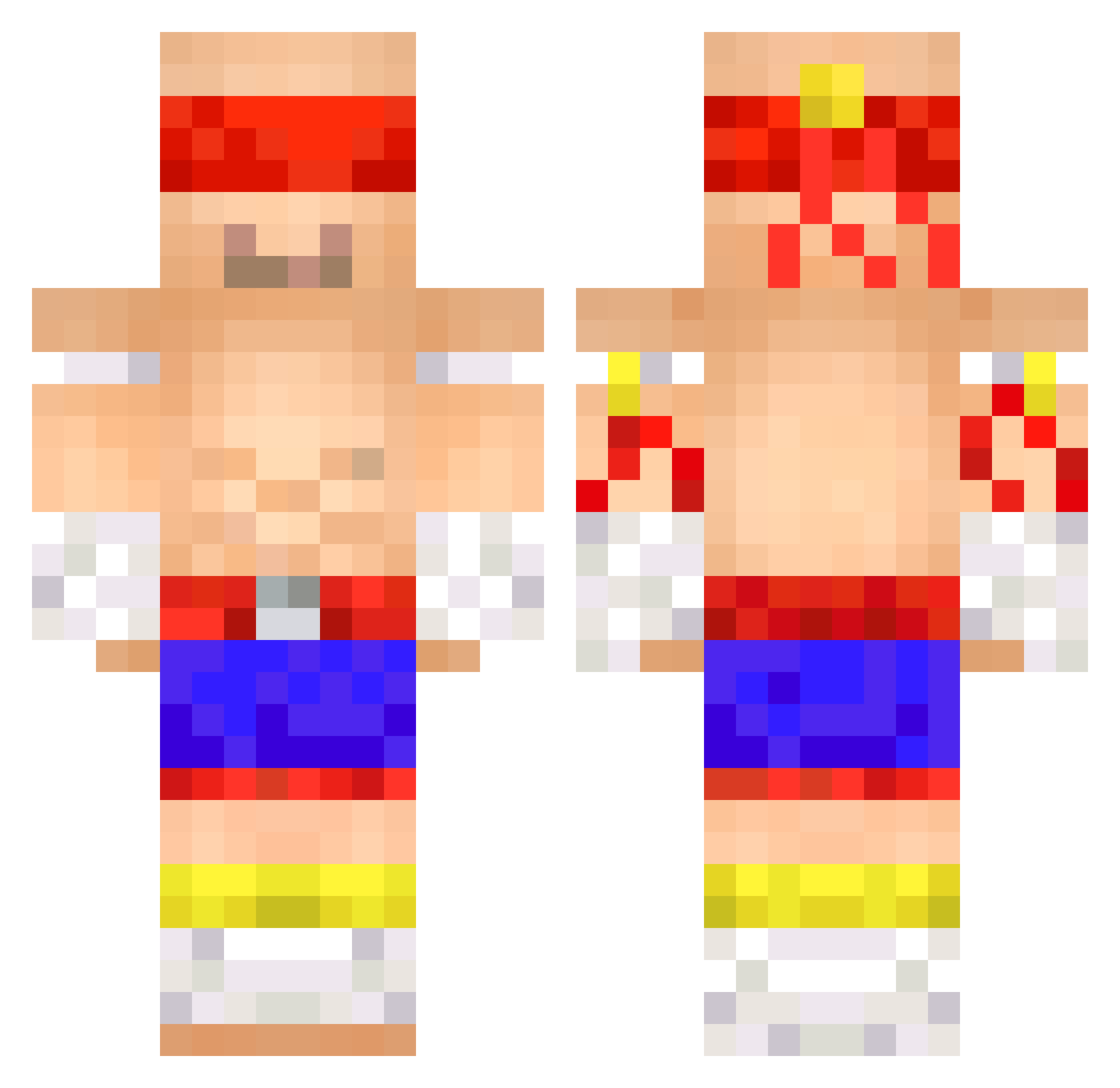 Sang__Hyun Minecraft skin, front and back view