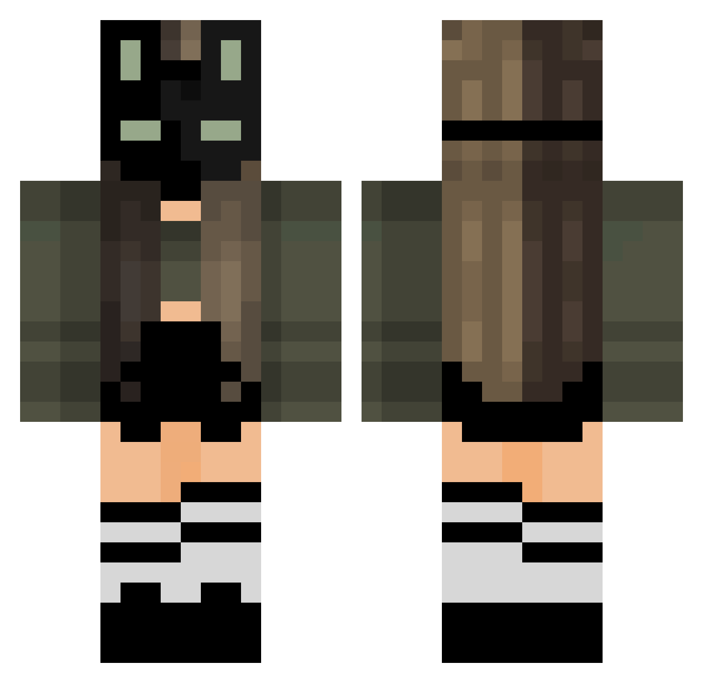 LilRose_123 Minecraft skin, front and back view