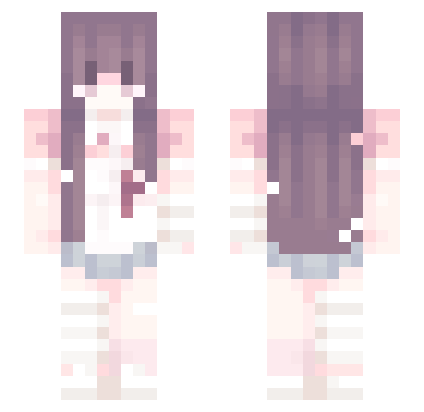 FatherGrigori668 Minecraft skin, front and back view