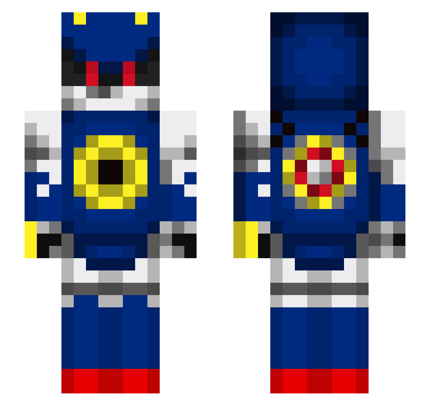 nobuuu4_YT Minecraft skin, front and back view