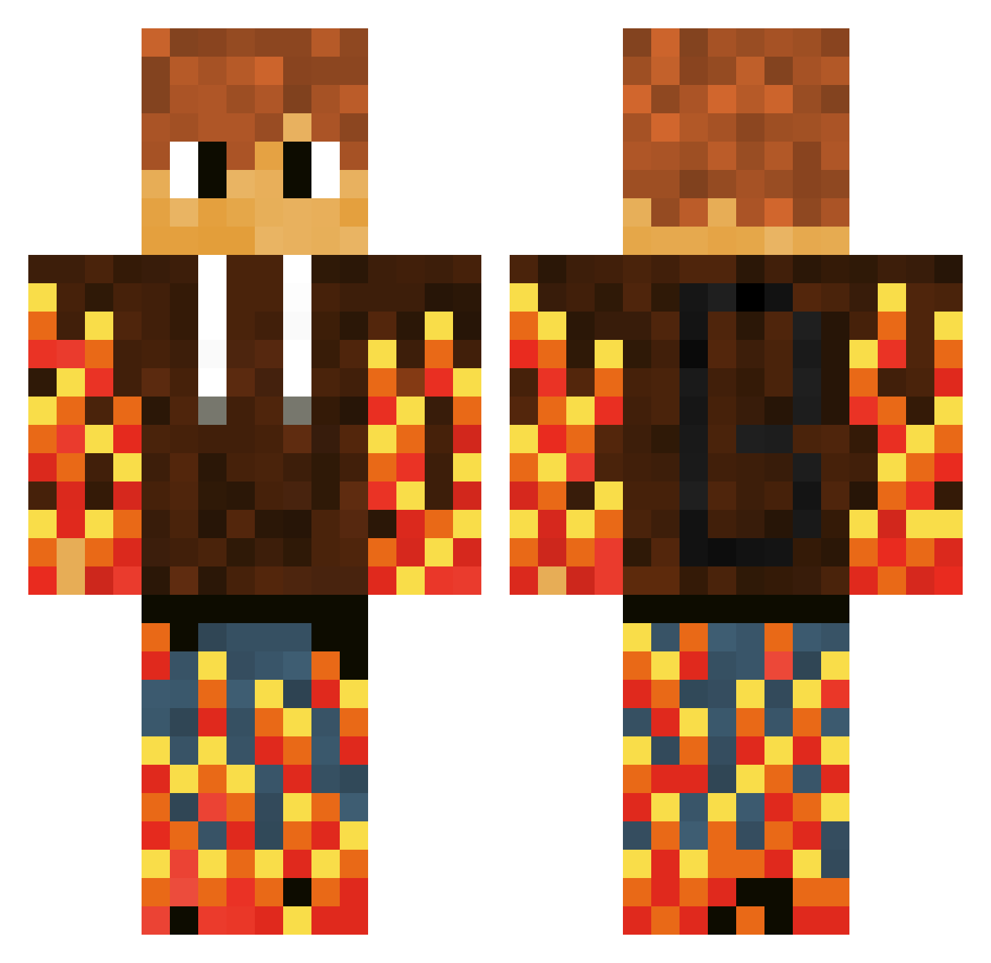 benno_lb Minecraft skin, front and back view