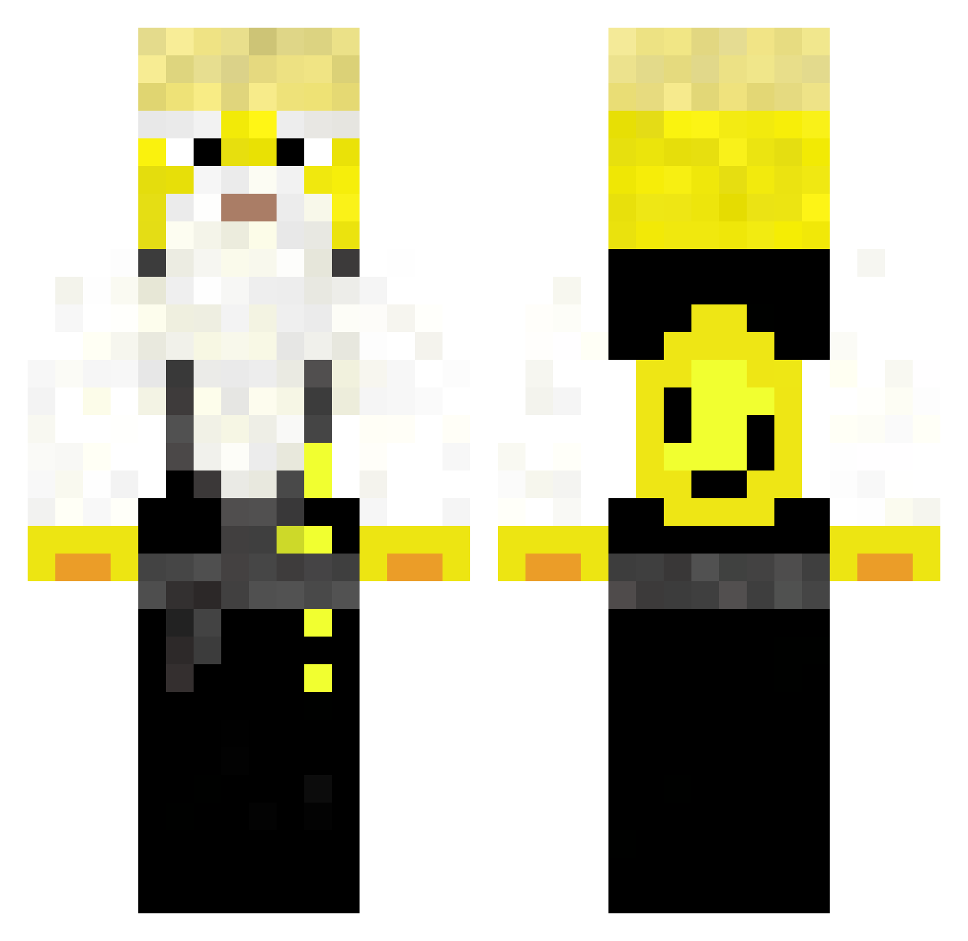 eedgaaa Minecraft skin, front and back view