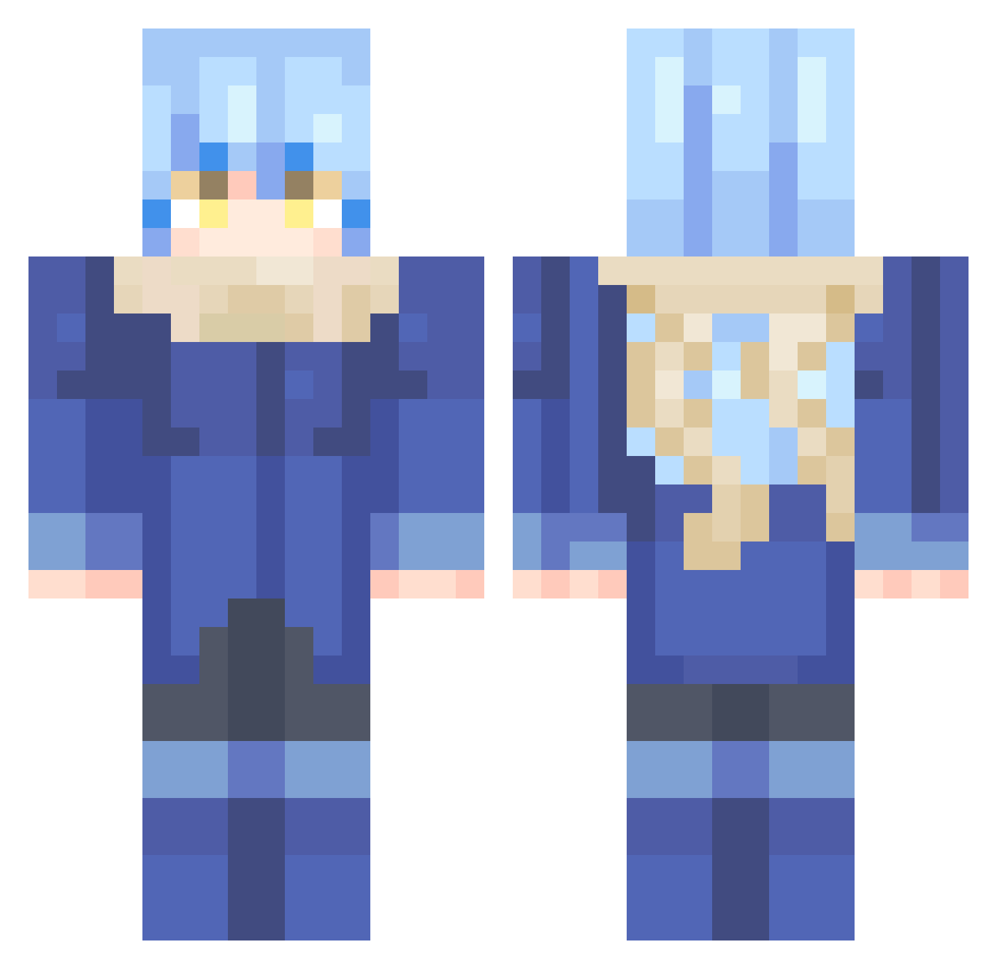deplorable09 Minecraft skin, front and back view