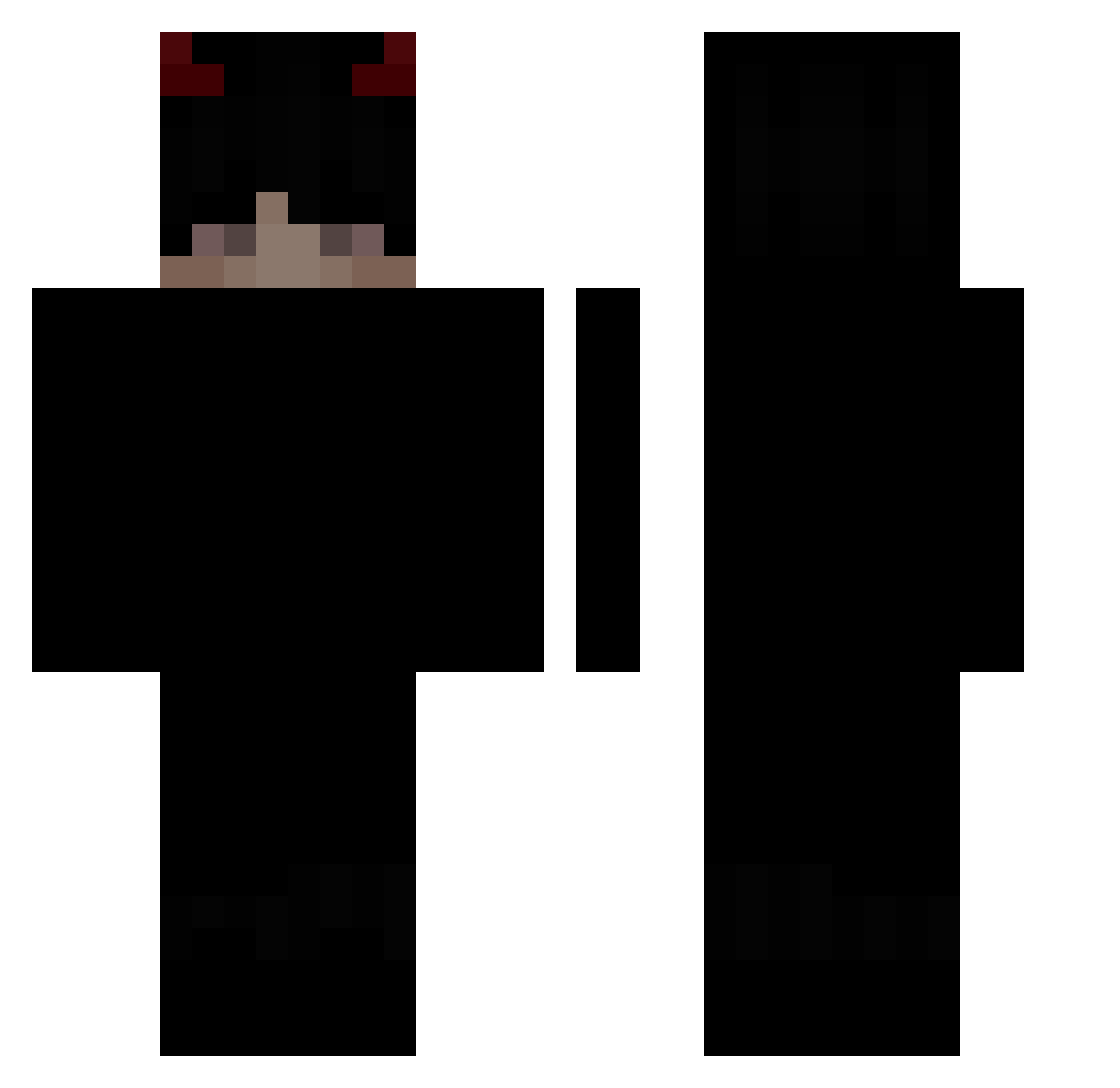 Devassu_ Minecraft skin, front and back view