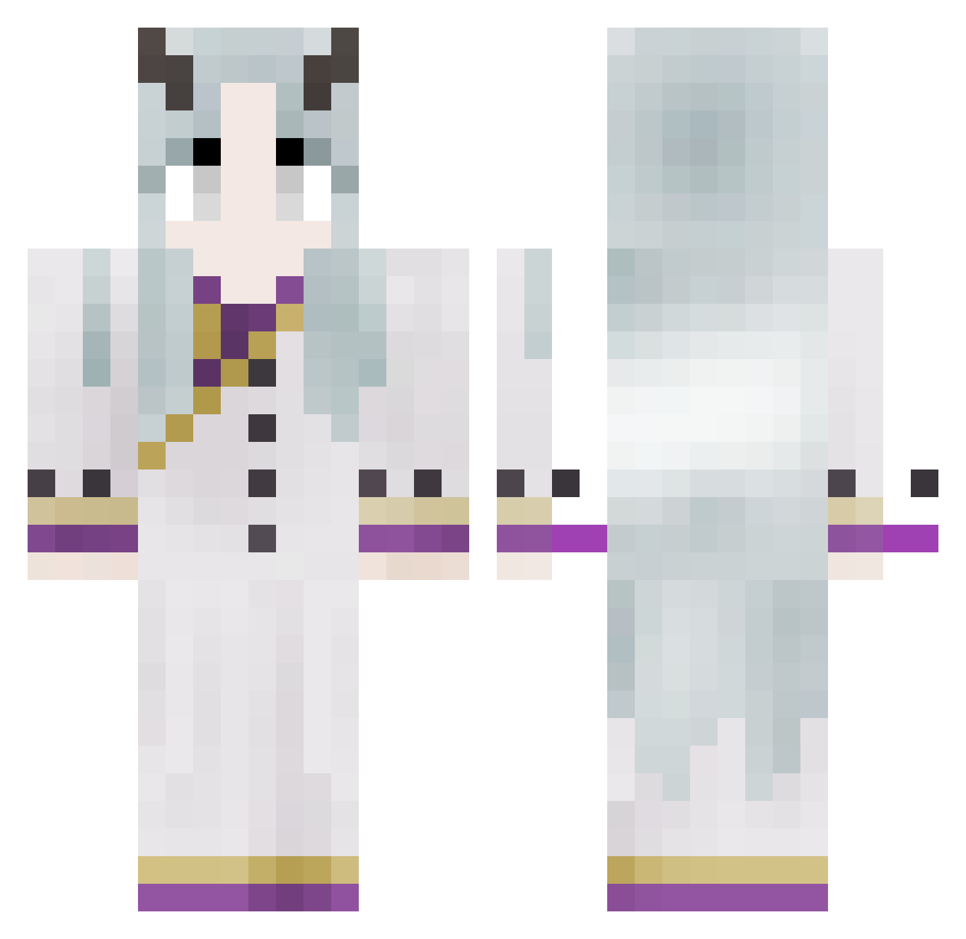agentnacho88308 Minecraft skin, front and back view