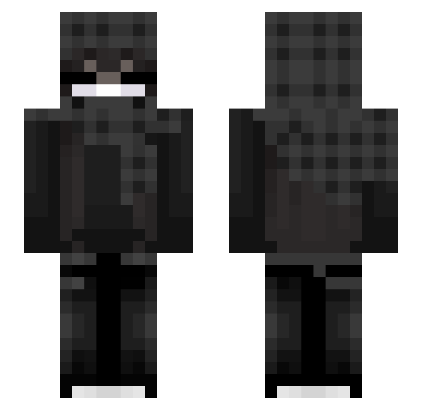 TerexovaM Minecraft skin, front and back view