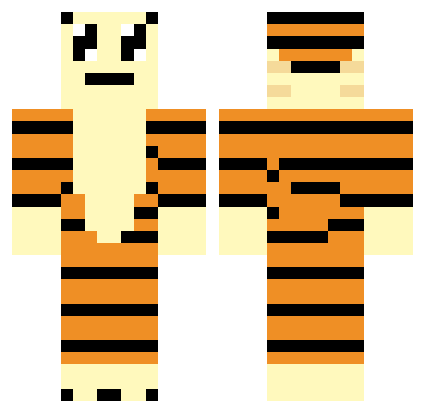 taa_LFC Minecraft skin, front and back view