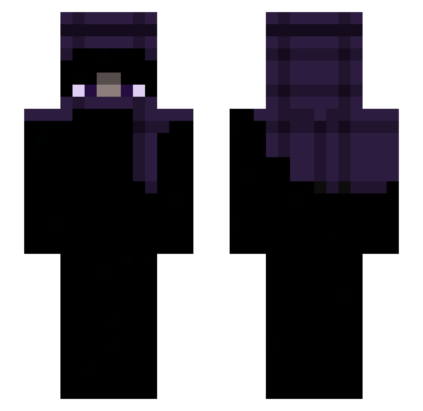lilmsgicbalz Minecraft skin, front and back view
