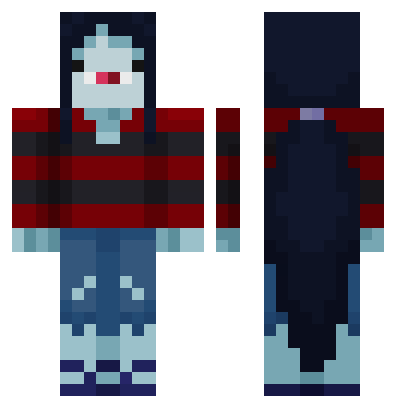 lolo_lolo Minecraft skin, front and back view