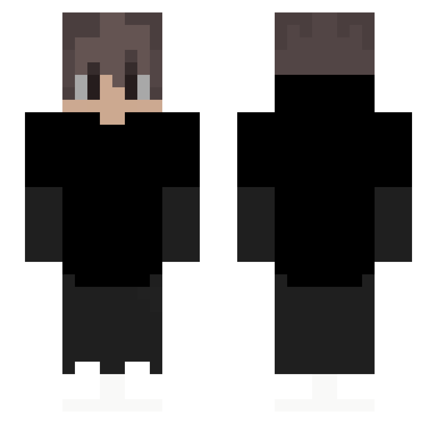 Remy10215 Minecraft skin, front and back view