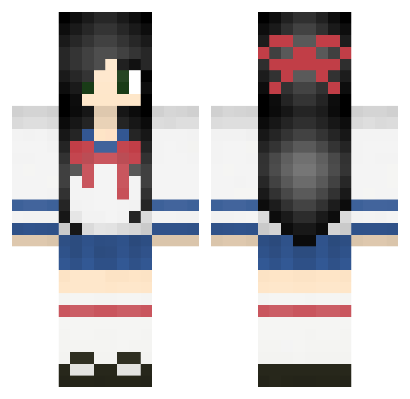 willllll99 Minecraft skin, front and back view