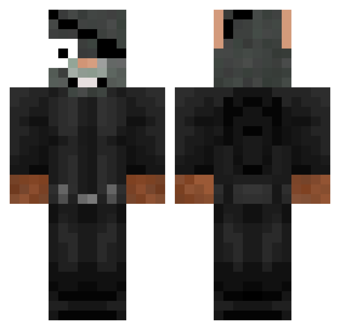 Rinaldouze_ Minecraft skin, front and back view