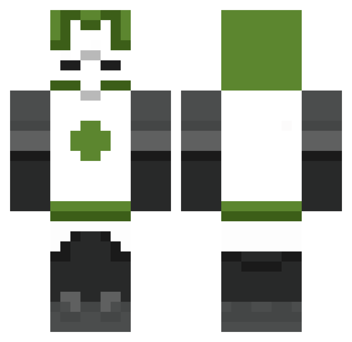 hengod3478 Minecraft skin, front and back view