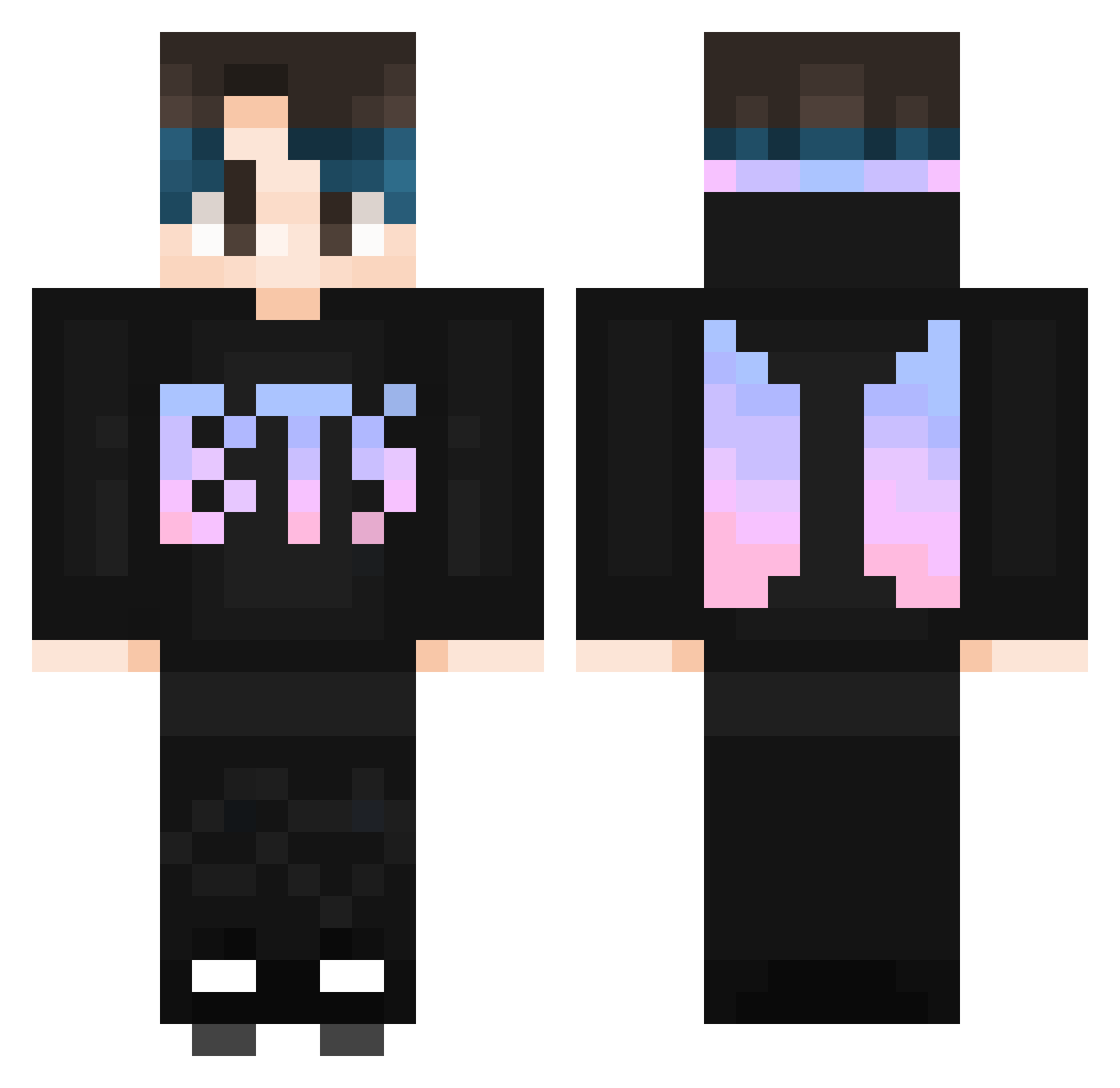snakexxxx13 Minecraft skin, front and back view