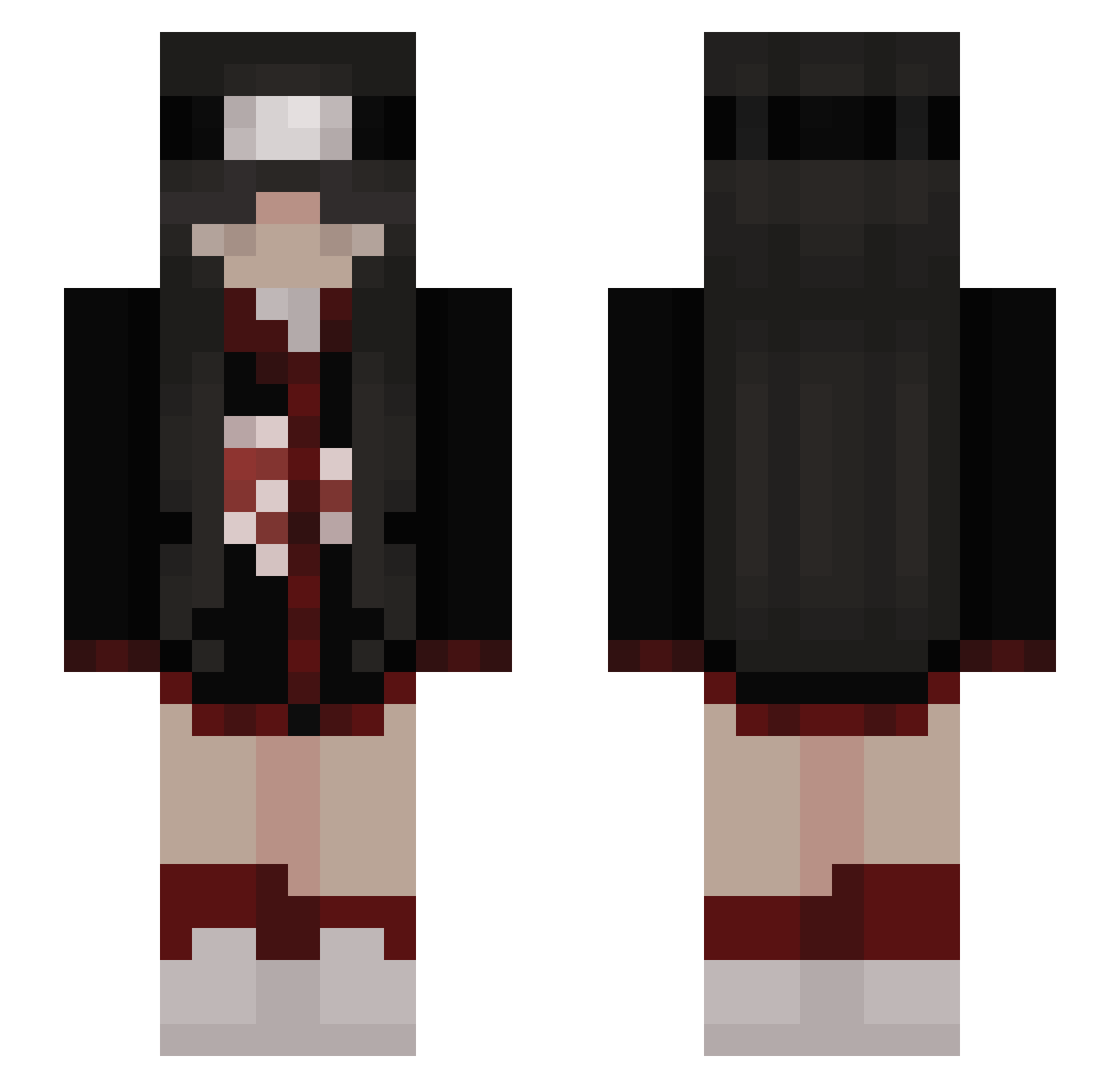 WheeledRat1269 Minecraft skin, front and back view