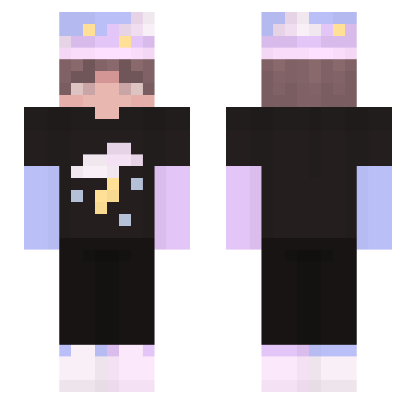 glock10cps Minecraft skin, front and back view
