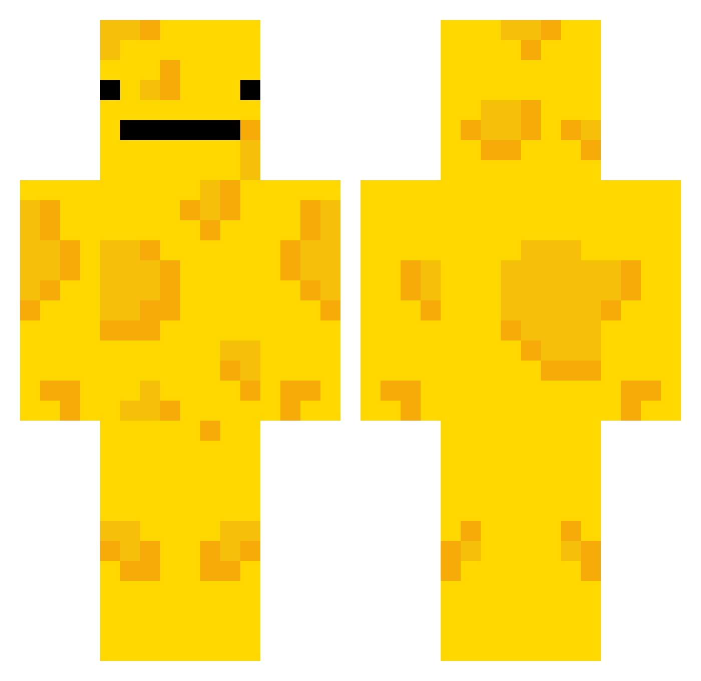 DJ_Doser Minecraft skin, front and back view