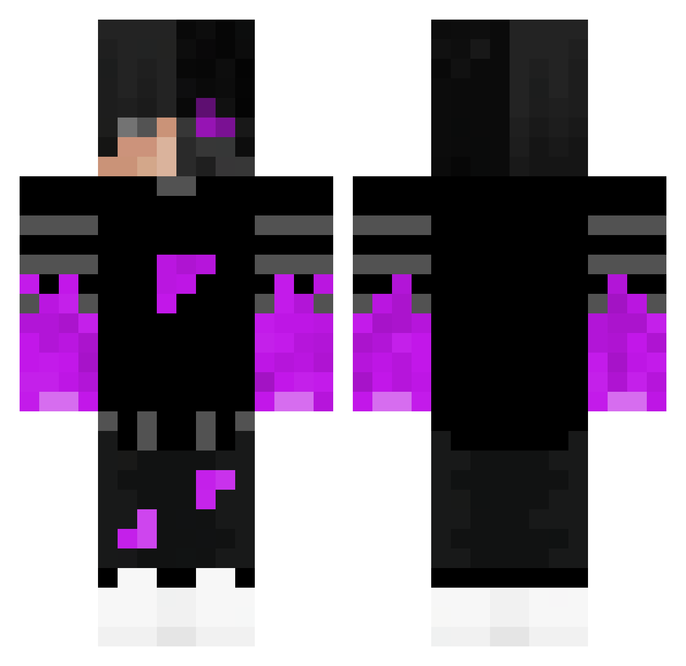 esunia7 Minecraft skin, front and back view