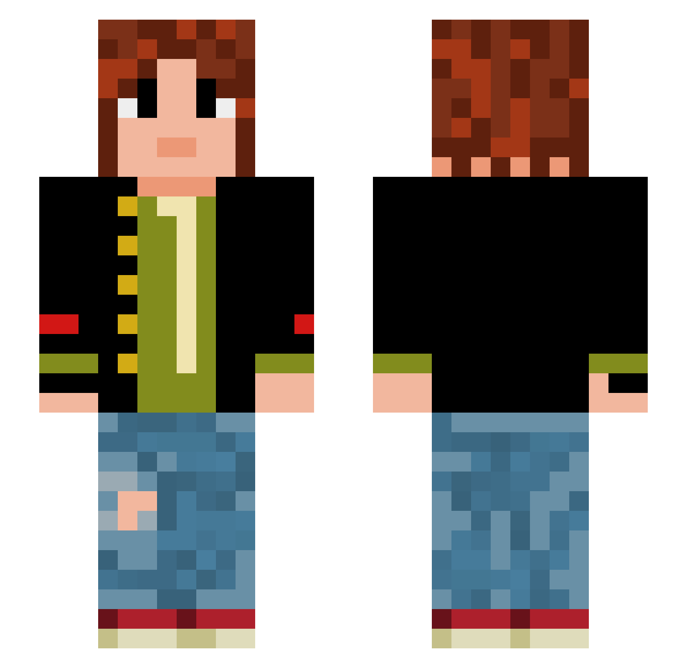 smellslikecraft Minecraft skin, front and back view