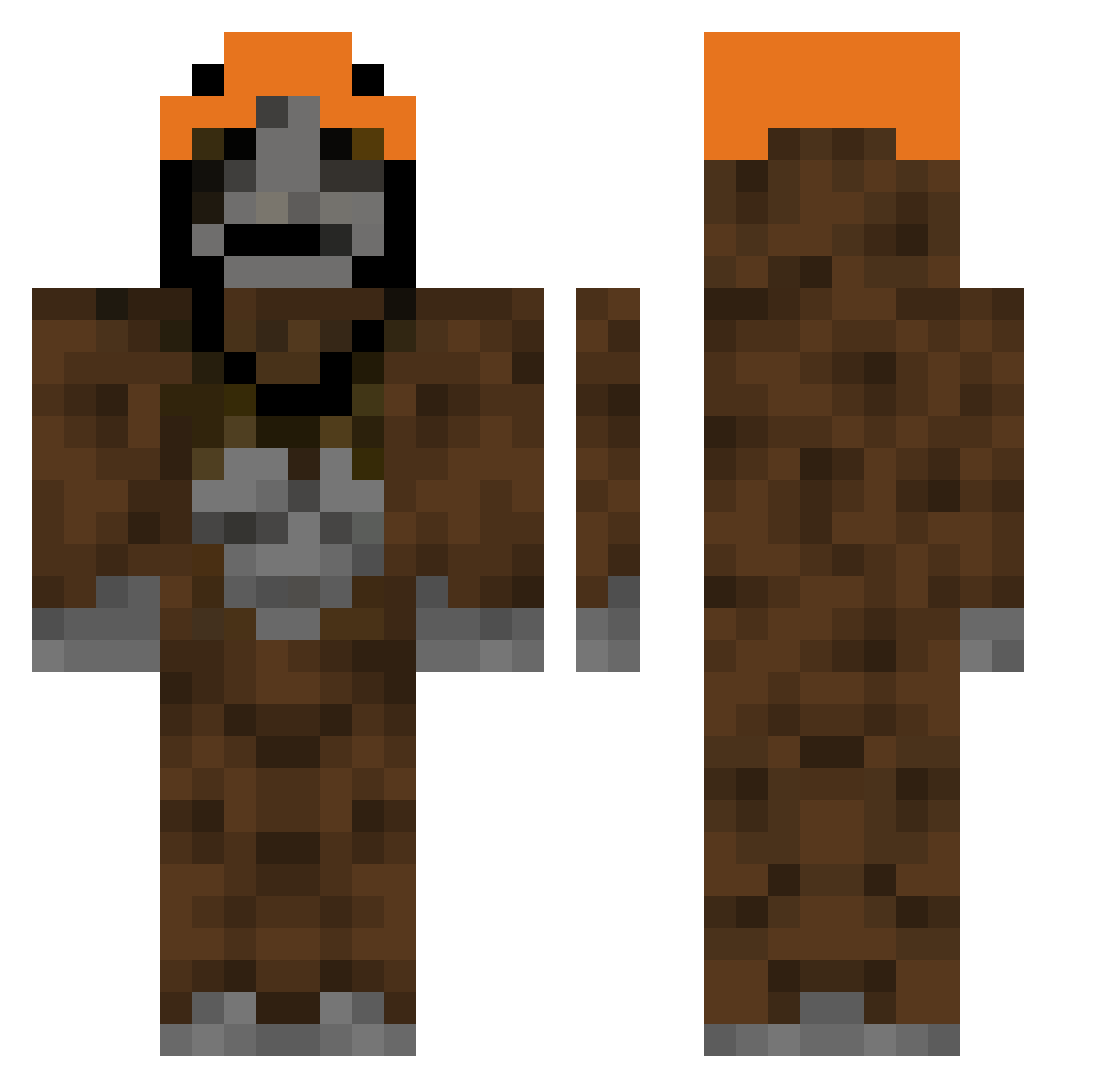 stemarc Minecraft skin, front and back view