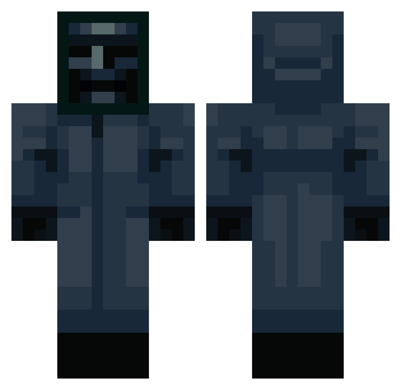 abowlbtw Minecraft skin, front and back view