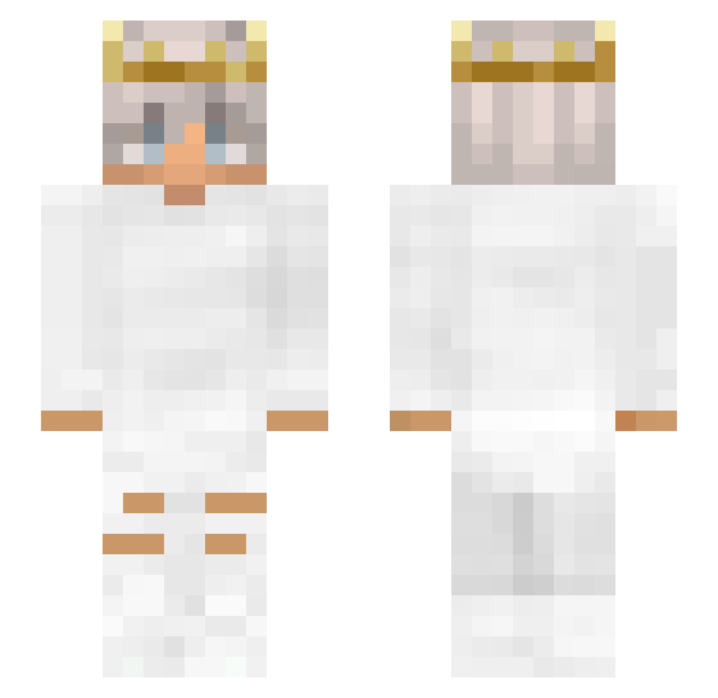 x_KingMarsh_x Minecraft skin, front and back view
