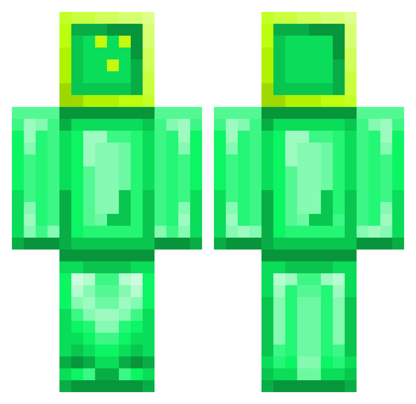 crong1201 Minecraft skin, front and back view