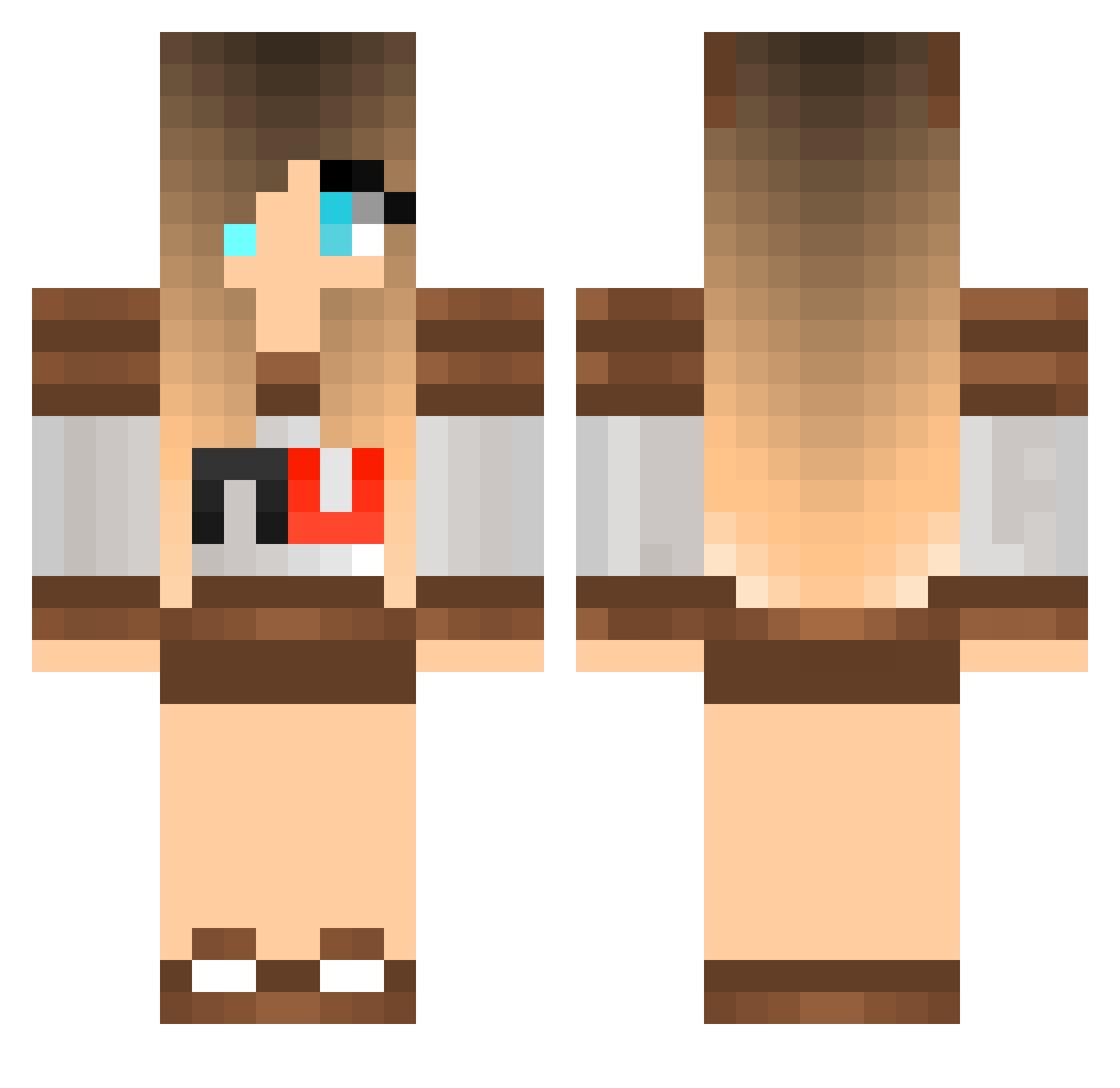 WerwalterElwyn Minecraft skin, front and back view