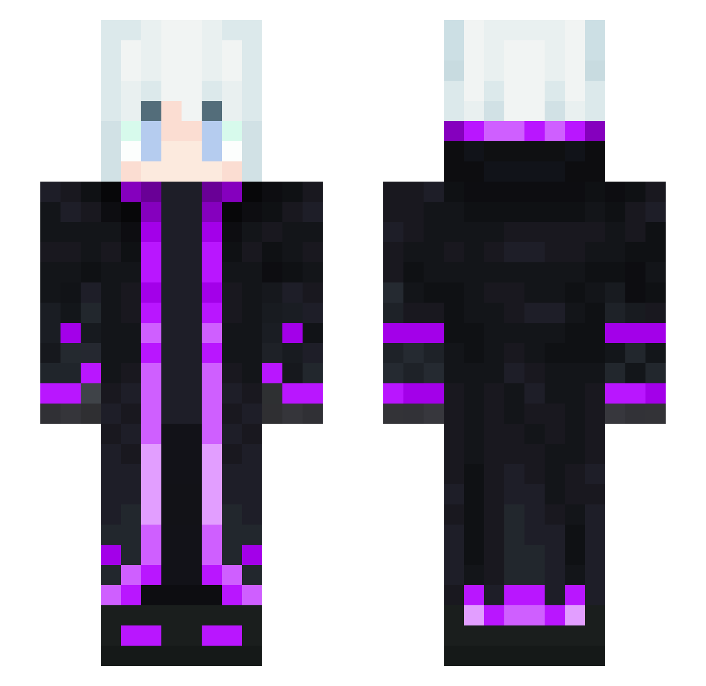 KarloSPLi Minecraft skin, front and back view