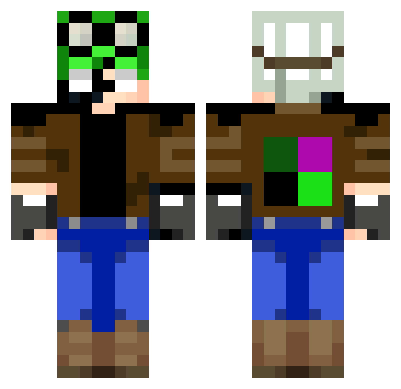 Zach_needs_help Minecraft skin, front and back view