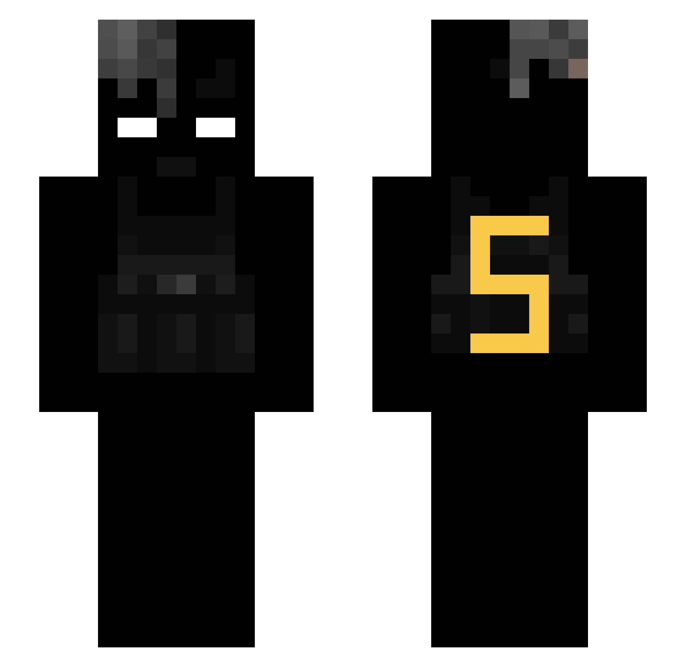 SanelDerRostige Minecraft skin, front and back view