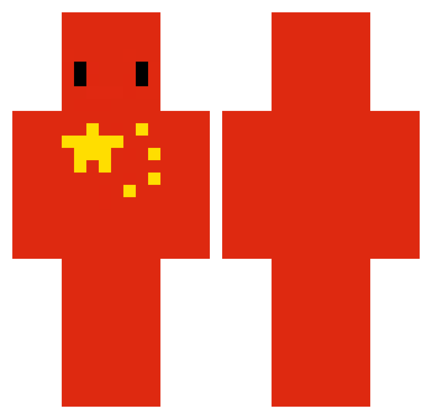 _jujudefruit_ Minecraft skin, front and back view