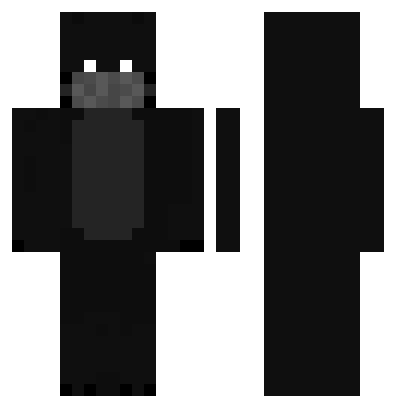 1Acee Minecraft skin, front and back view