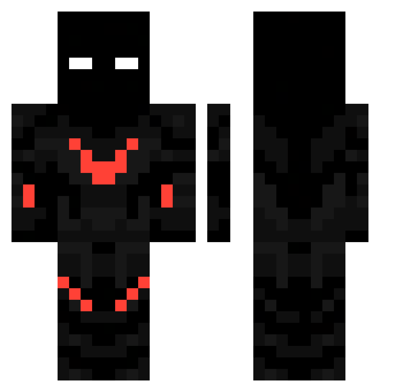 The_GovernorFN Minecraft skin, front and back view