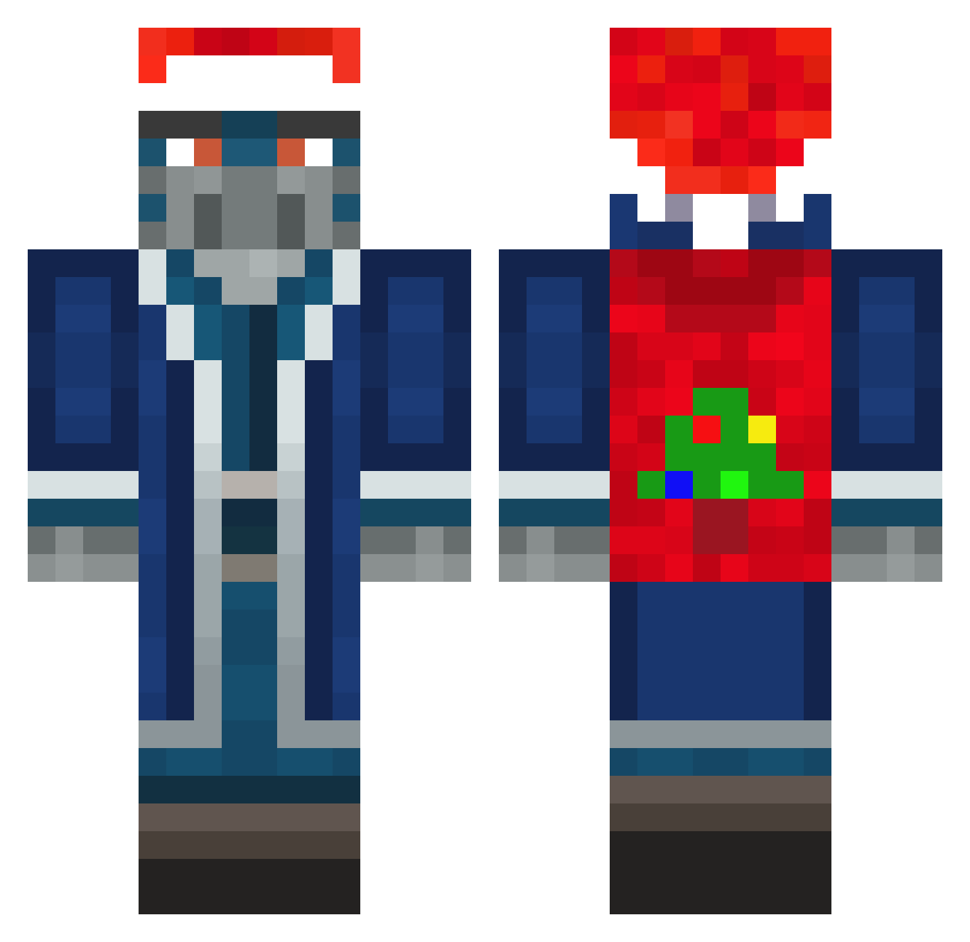 hoguemr Minecraft skin, front and back view