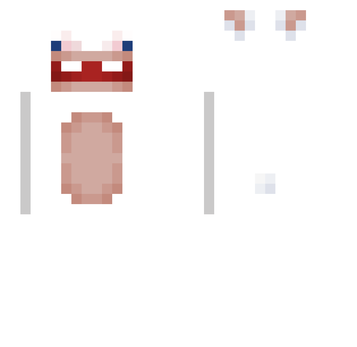 Dumy_ Minecraft skin, front and back view