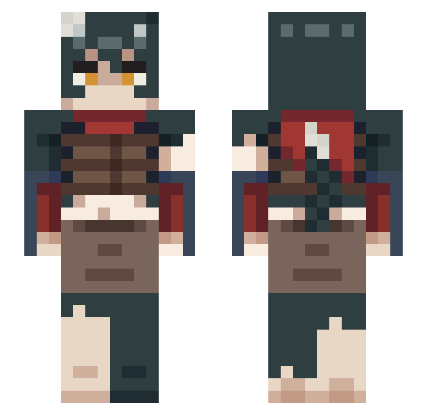 Rafioli__ Minecraft skin, front and back view