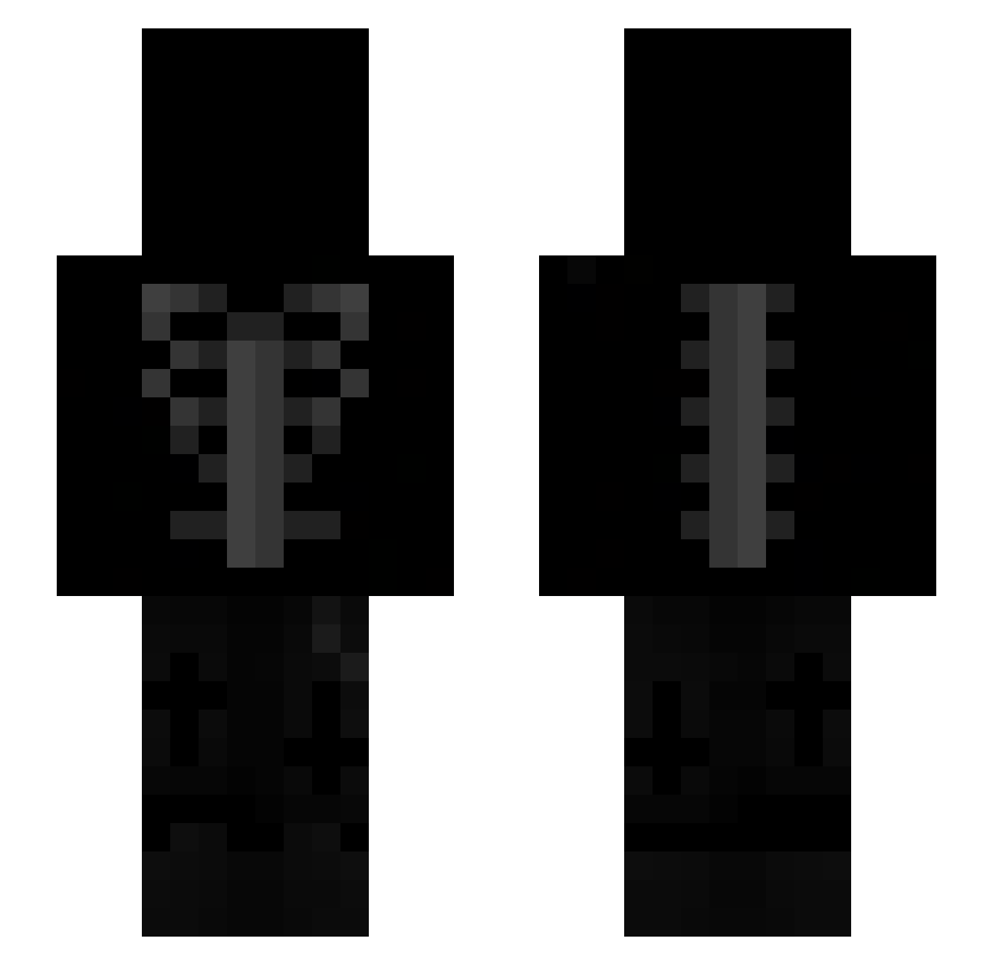 L1lam55 Minecraft skin, front and back view