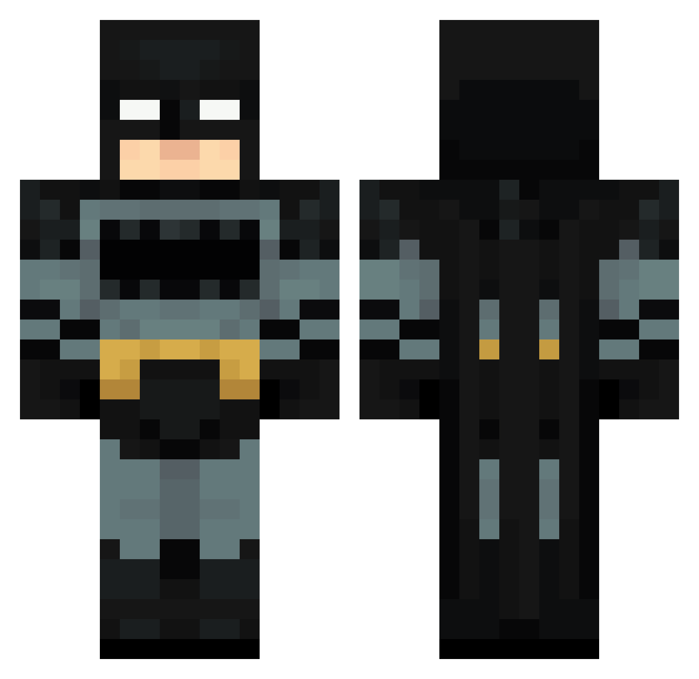 TheNs140 Minecraft skin, front and back view