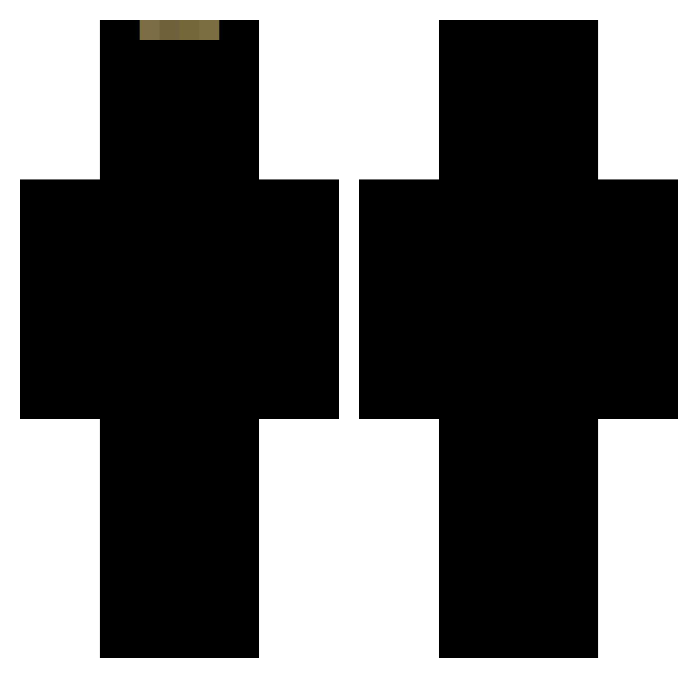 SeuPesadelo Minecraft skin, front and back view