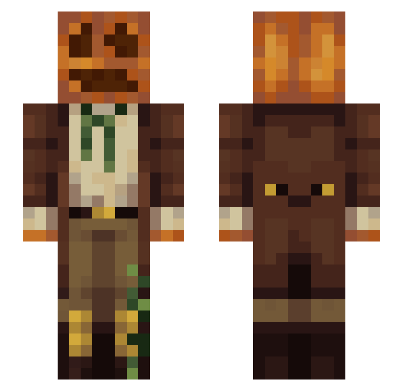 _space_cake_ Minecraft skin, front and back view