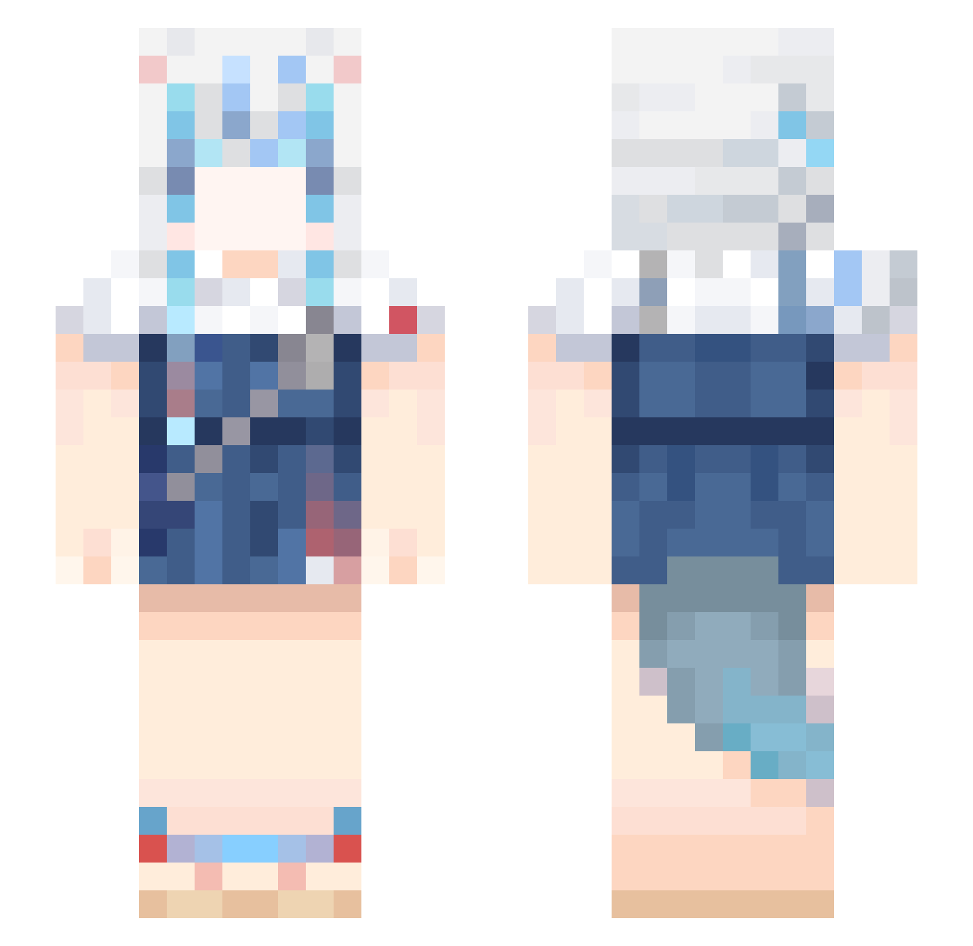 g_a_w_r_g_u_r_a Minecraft skin, front and back view
