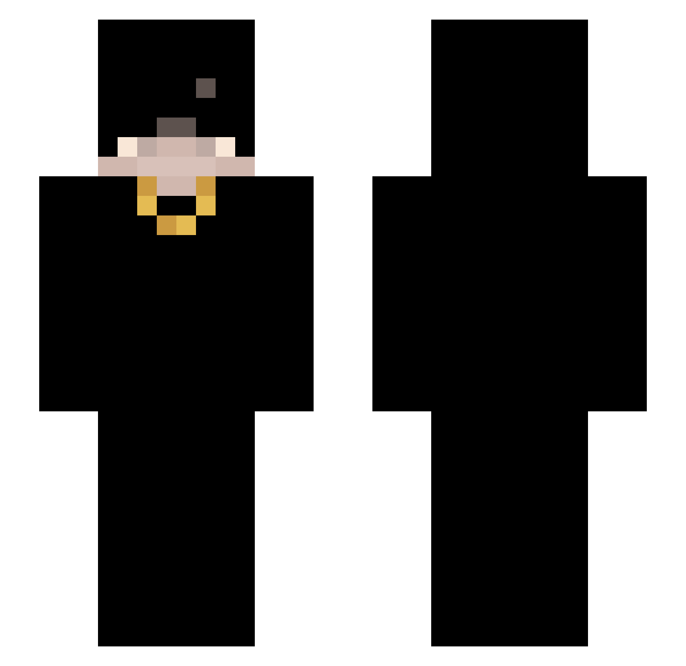 TheEmergers Minecraft skin, front and back view