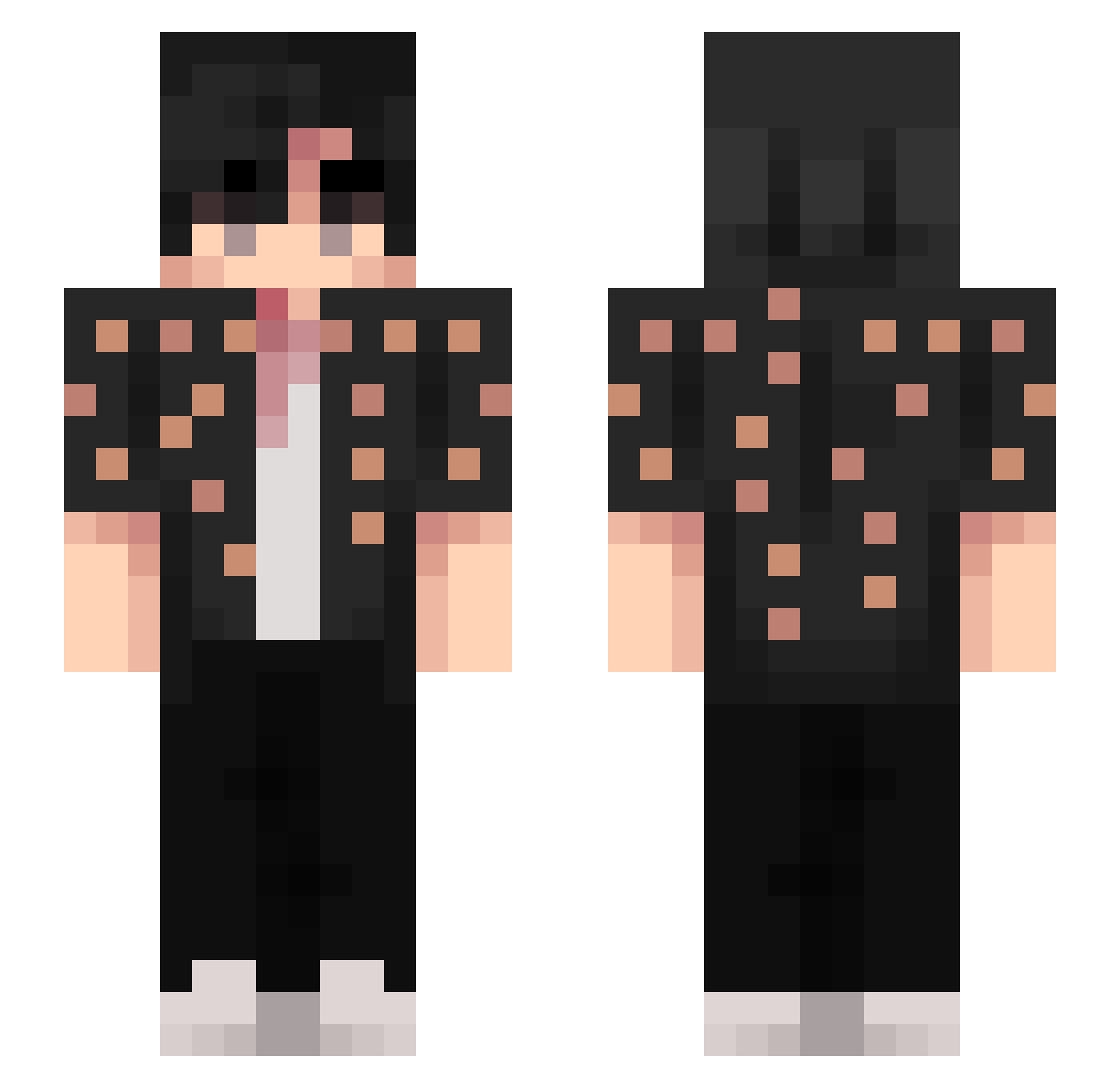 younghotyellow94 Minecraft skin, front and back view