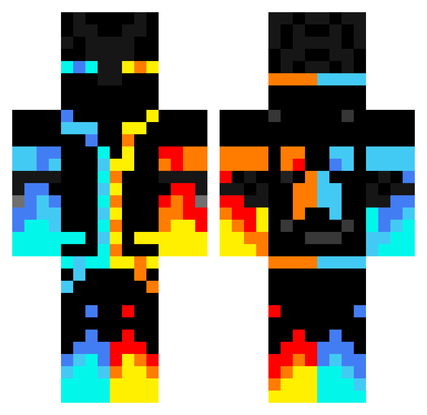 jpab2004 Minecraft skin, front and back view