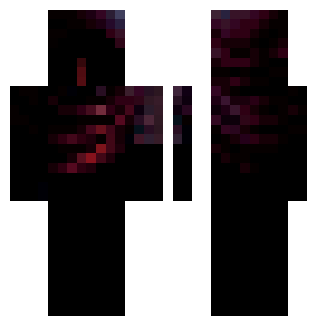 Michyy63 Minecraft skin, front and back view