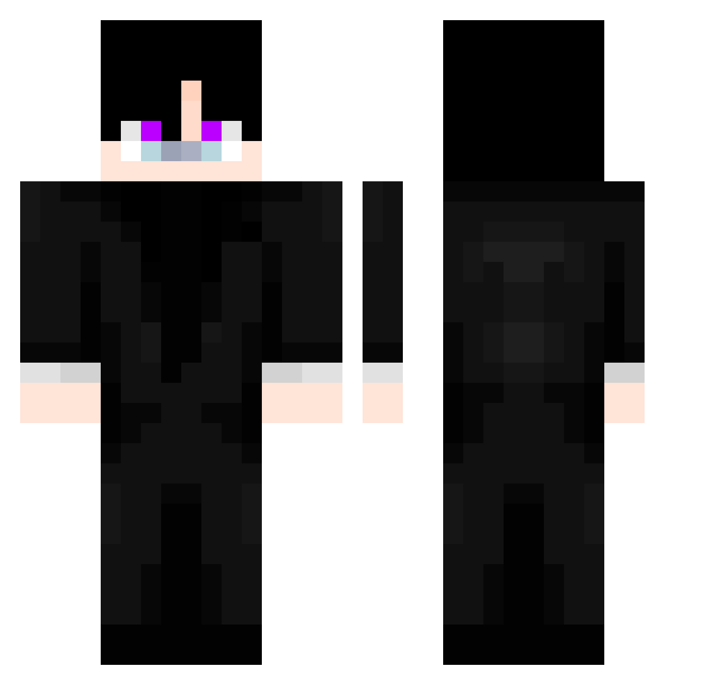 Tyrantt_ Minecraft skin, front and back view