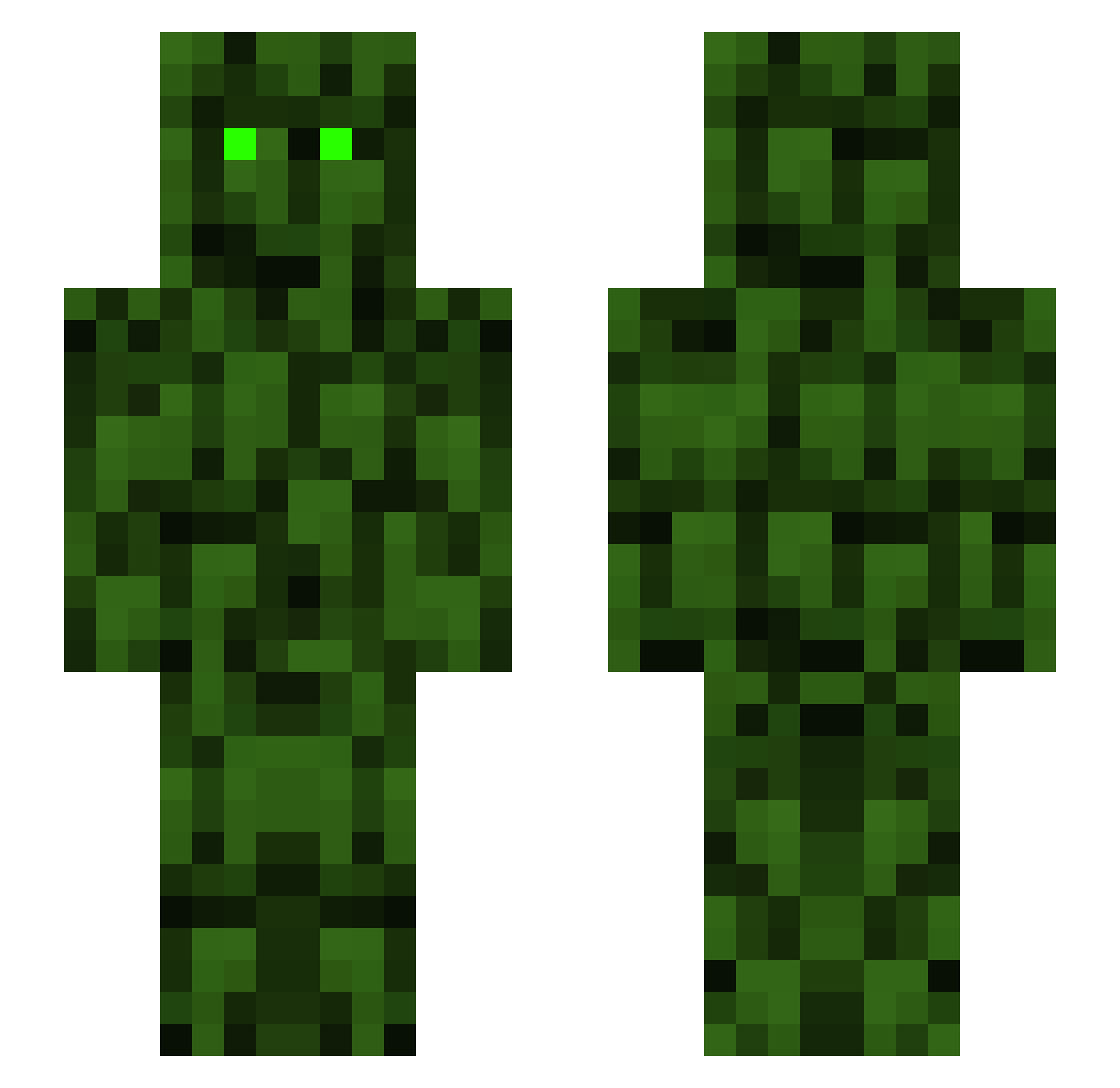 anonymous2010 Minecraft skin, front and back view