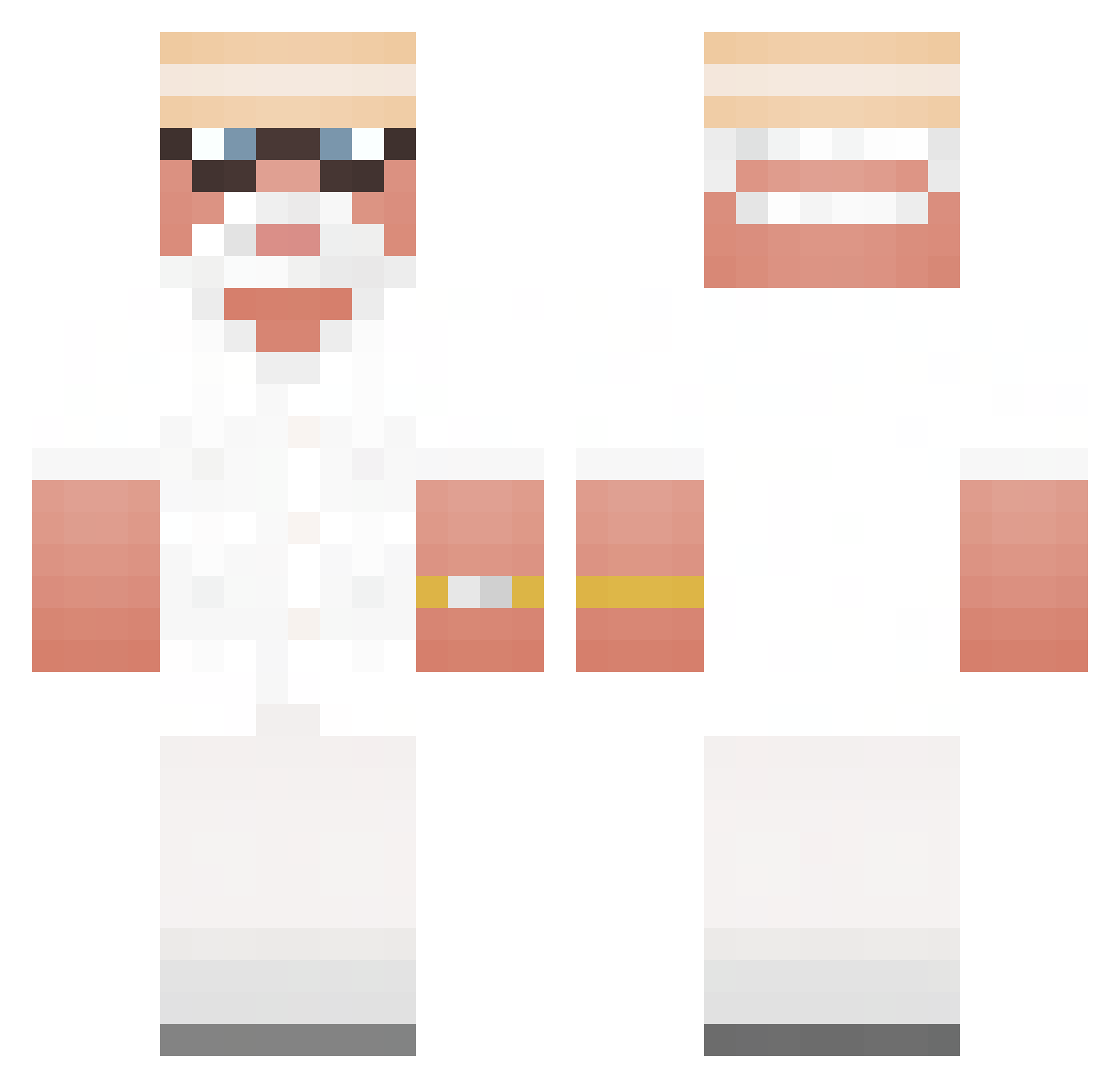 nate_the_gr8t Minecraft skin, front and back view